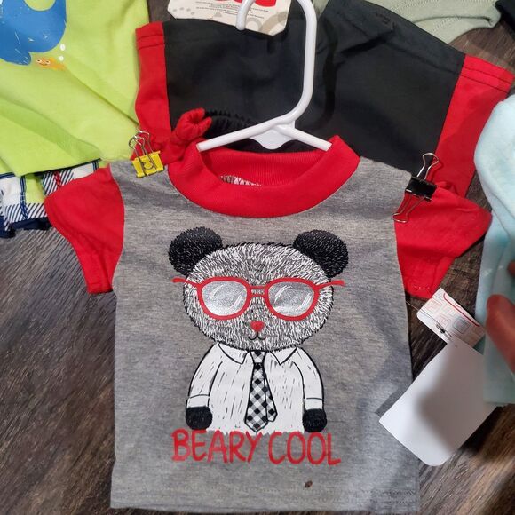 Lot of Boys 0/3 Months Clothes Some NWT and Some Used. Shorts, Jacket, Outfit - Picture 2 of 7